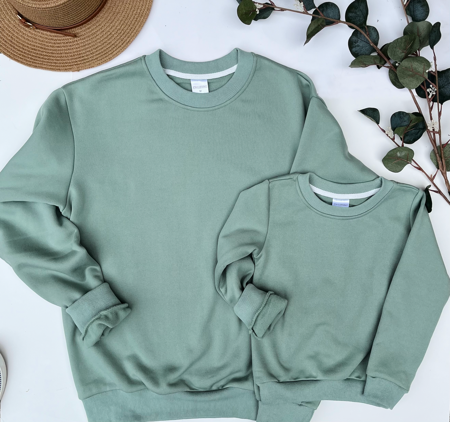 Adult Oversized Crew Neck Sweaters