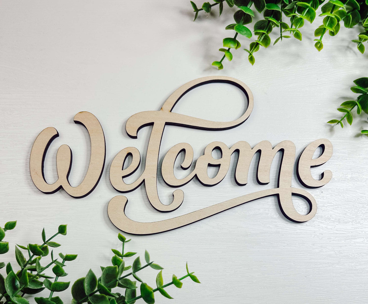 Welcome - Laser cut out 2 styles