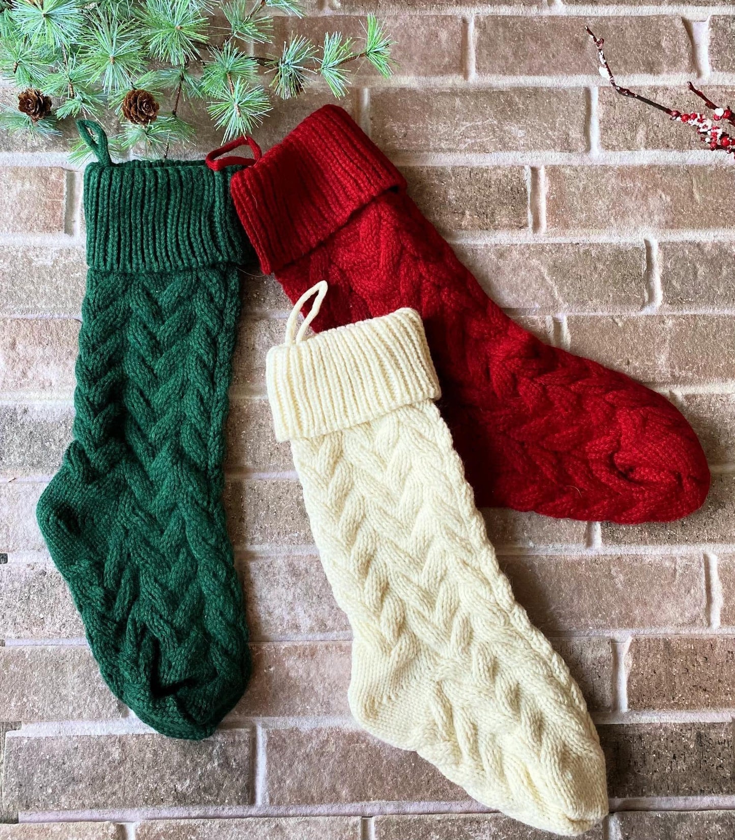 Cable Knit Stocking